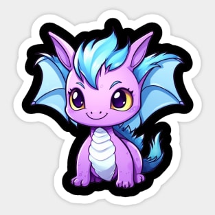 Dragon Kawaii Drawing Sticker